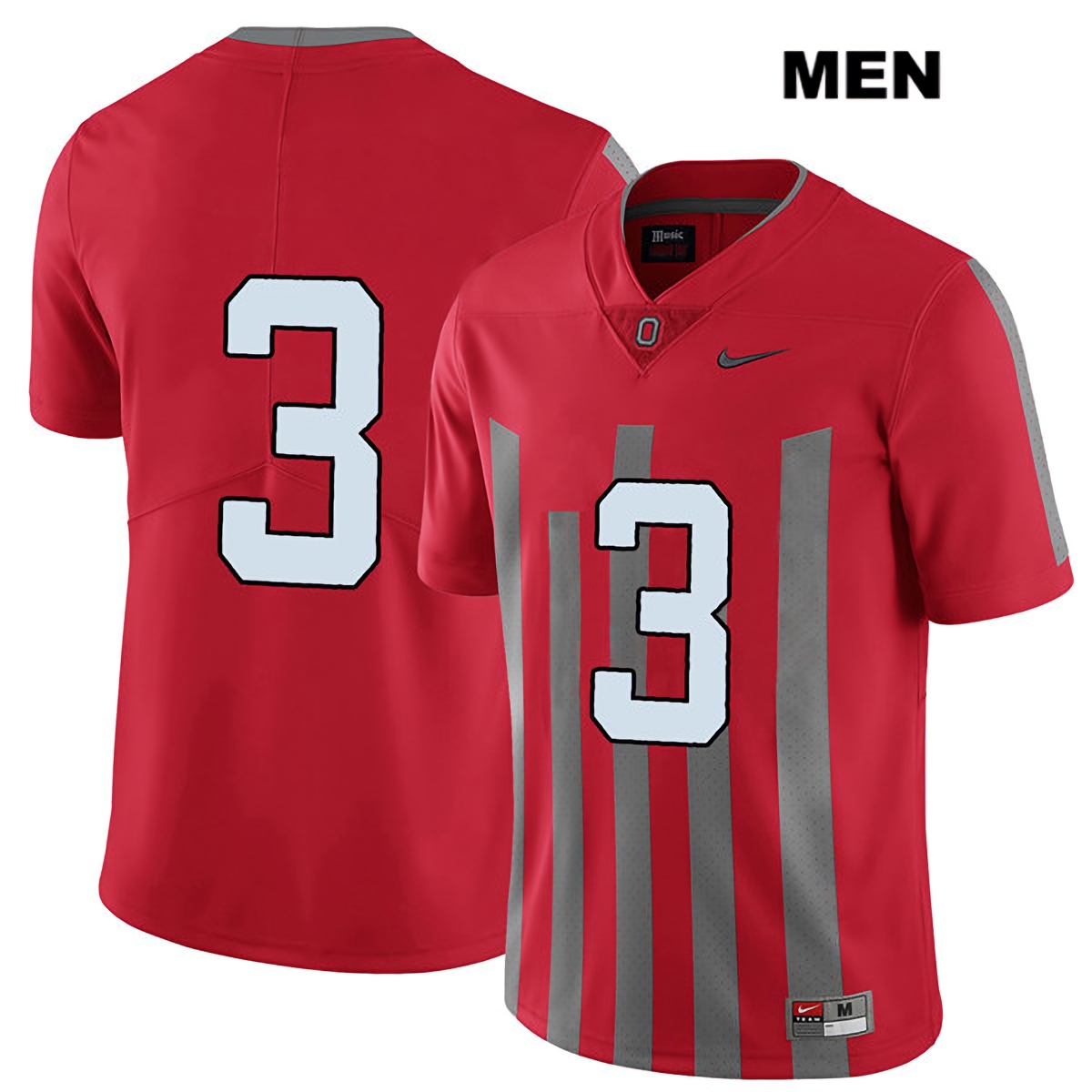 Quinn Ewers Ohio State Buckeyes Men's NCAA #3 No Name Elite Red College Stitched Football Jersey MIX5756QR